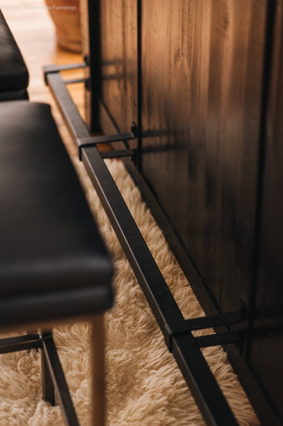 Pueblo Distressed Black Bar Furniture Stores Burlington Ontario Near Me HLHF