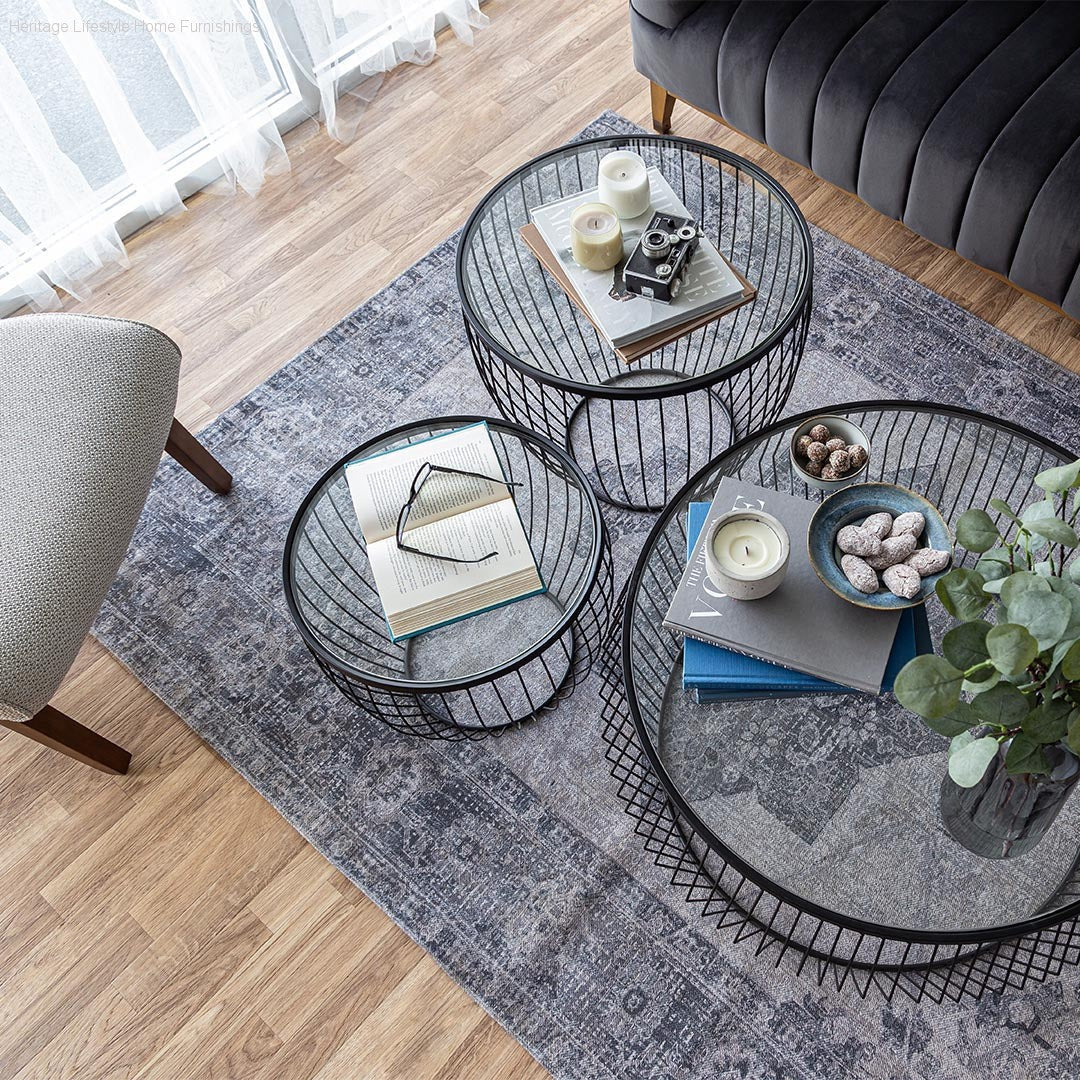 Occasional Tables - Cyclone Coffee Table - Black