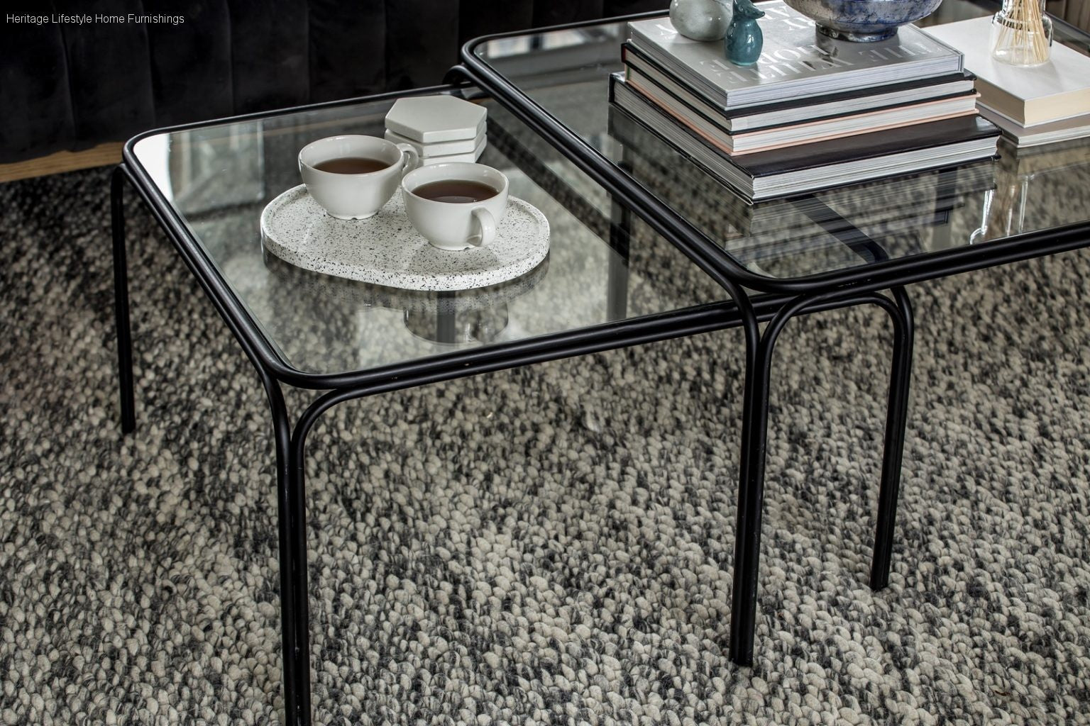 HLHF Deco Coffee Table - Black Living, Occasional Furniture Store Burlington Ontario Near Me