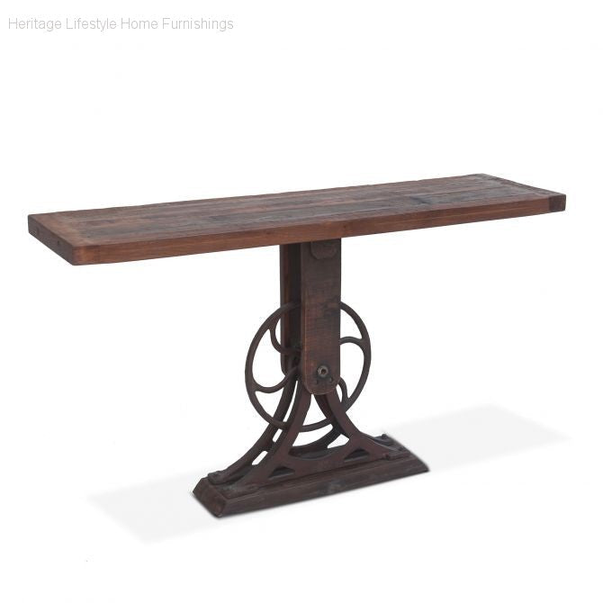 HLHF Whitley Reclaimed Wood Console Occasional Furniture Store Burlington Ontario Near Me