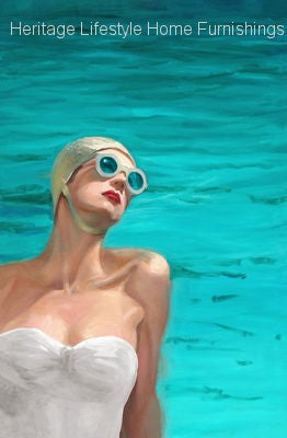 Wall Art - By The Pool Wall Art