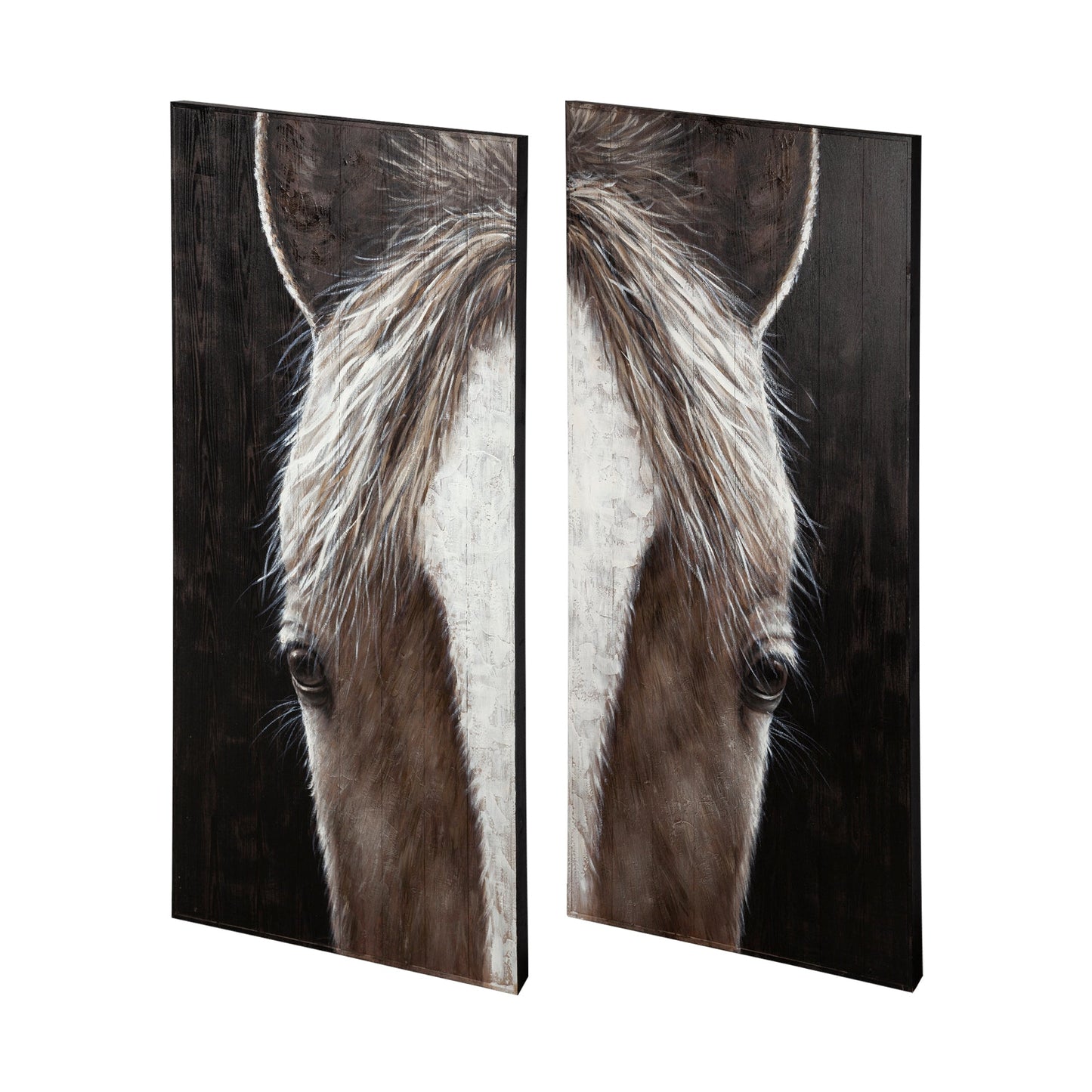 HLHF Equus Diptych Wall Art New Arrivals, Wall Art Furniture Store Burlington Ontario Near Me 