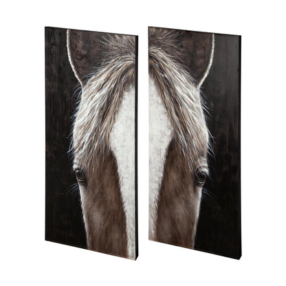 HLHF Equus Diptych Wall Art New Arrivals, Wall Art Furniture Store Burlington Ontario Near Me 