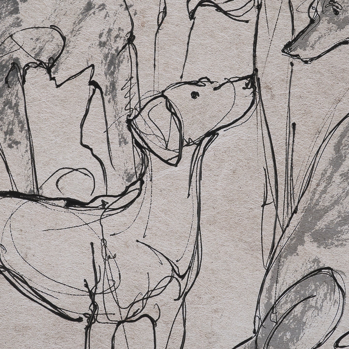 HLHF Dog Sketches II Wall Art New Arrivals, Wall Art Furniture Store Burlington Ontario Near Me 