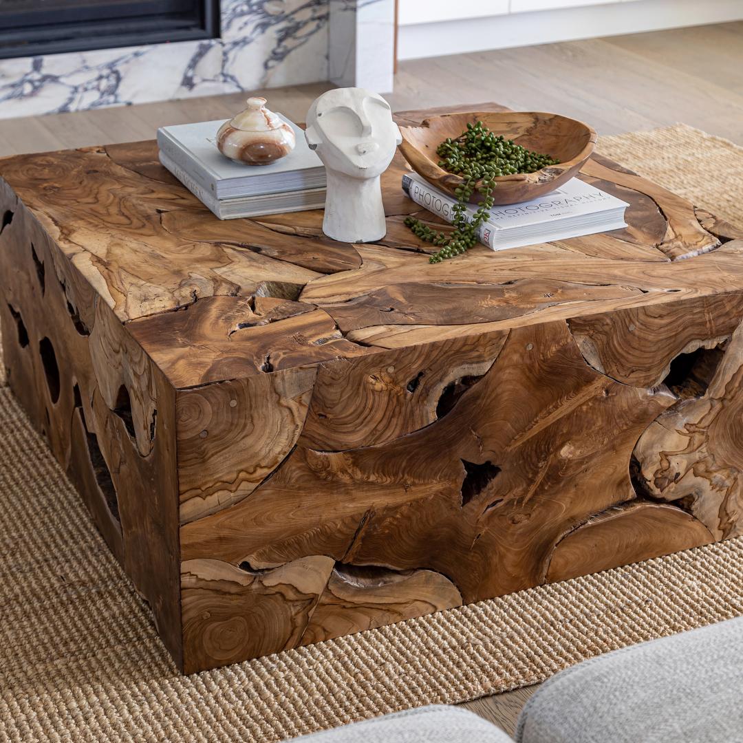 HLHF Natura Flow Square Coffee Table Living, New Arrivals, Occasional Furniture Store Burlington Ontario Near Me 