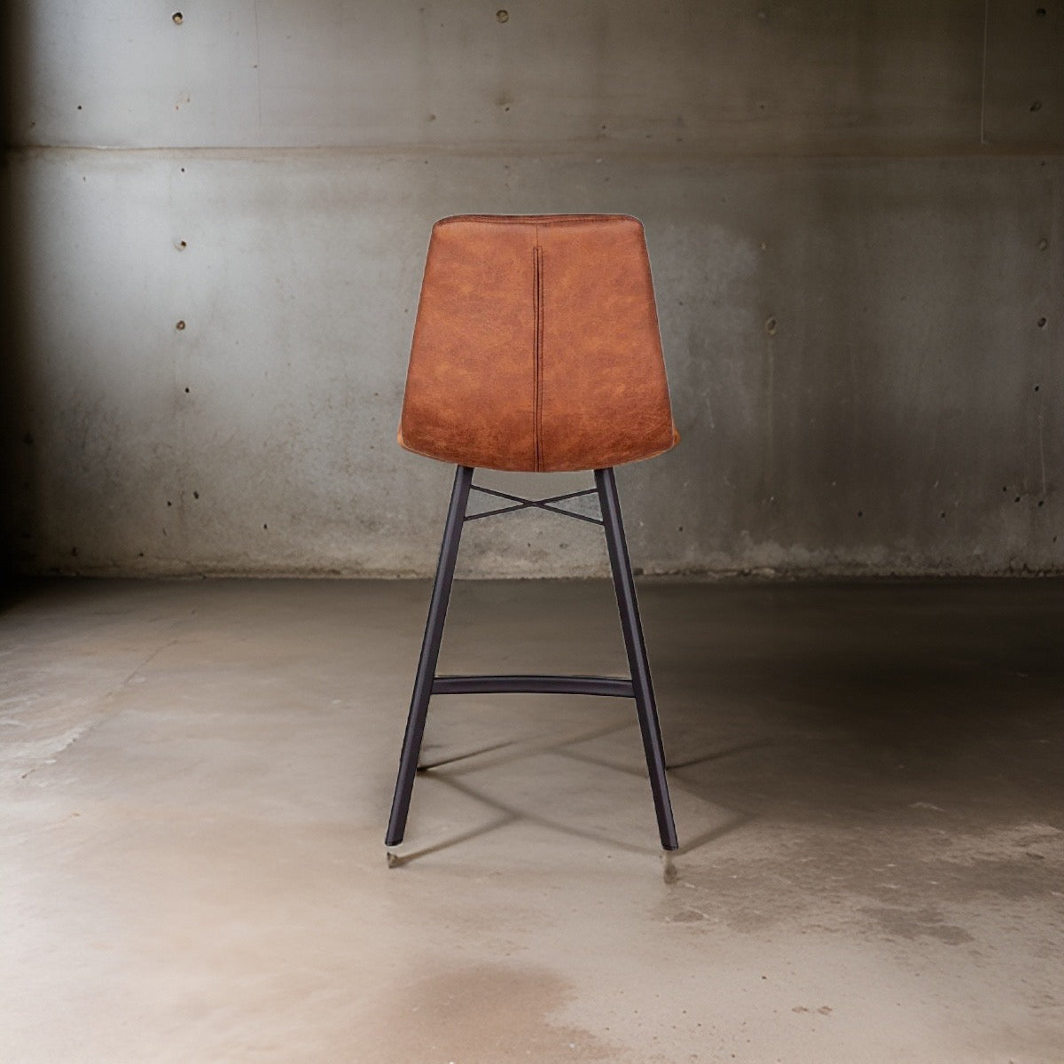 HLHF Sam Counter Stool - Trapper Brown Coated Fabric Stools, Stools & Bars Furniture Store Burlington Ontario Near Me 