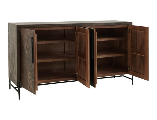 HLHF Verona Console - Dark Living, New Arrivals, Occasional, Sideboards & Buffets Furniture Store Burlington Ontario Near Me 