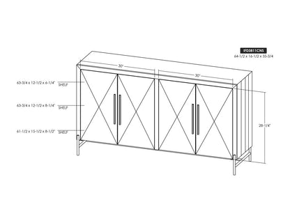 HLHF Verona Console - Light Living, New Arrivals, Occasional, Sideboards & Buffets Furniture Store Burlington Ontario Near Me 