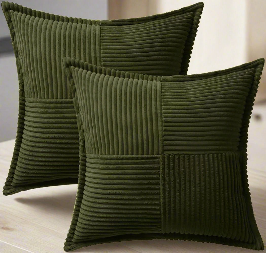 HLHF Corduroy Pillow X Grey Home Accessories, Grey Home Furniture Store Burlington Ontario Near Me 