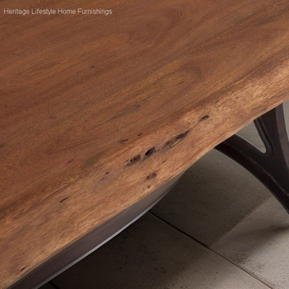 HLHF Organic Forge Dining Table + Bench Dining Furniture Store Burlington Ontario Near Me 