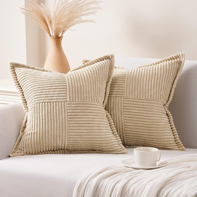 HLHF Corduroy Pillow X Grey Home Accessories, Grey Home Furniture Store Burlington Ontario Near Me 