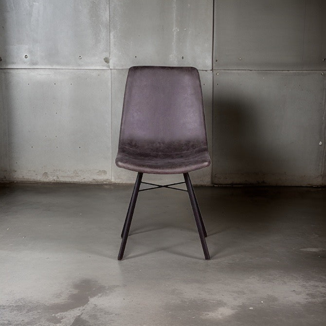 HLHF Sam Dining Chair - Charcoal Coated Fabric Dining Furniture Store Burlington Ontario Near Me 