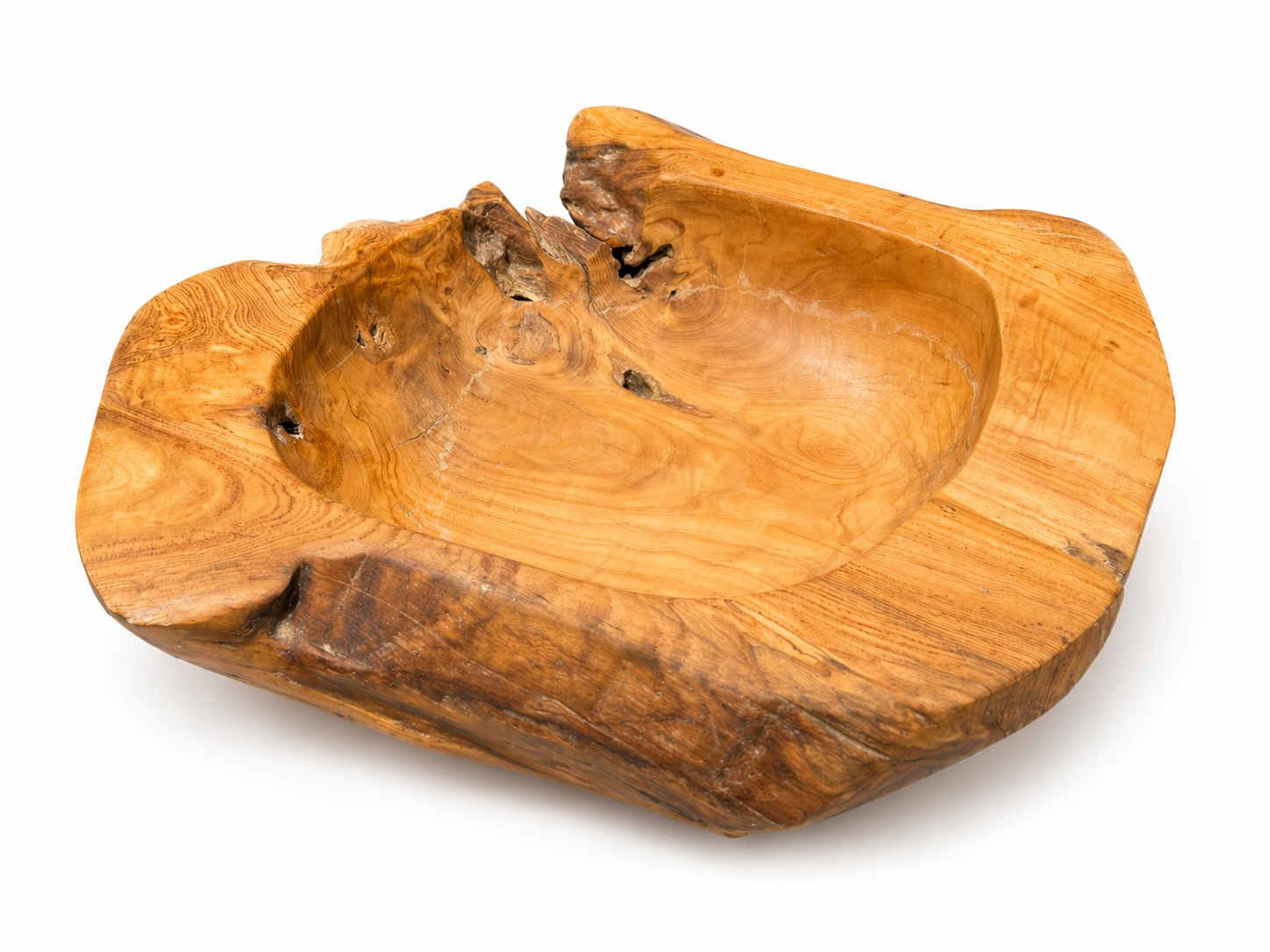 HLHF Teak Wood Bowl Accessories Furniture Store Burlington Ontario Near Me 