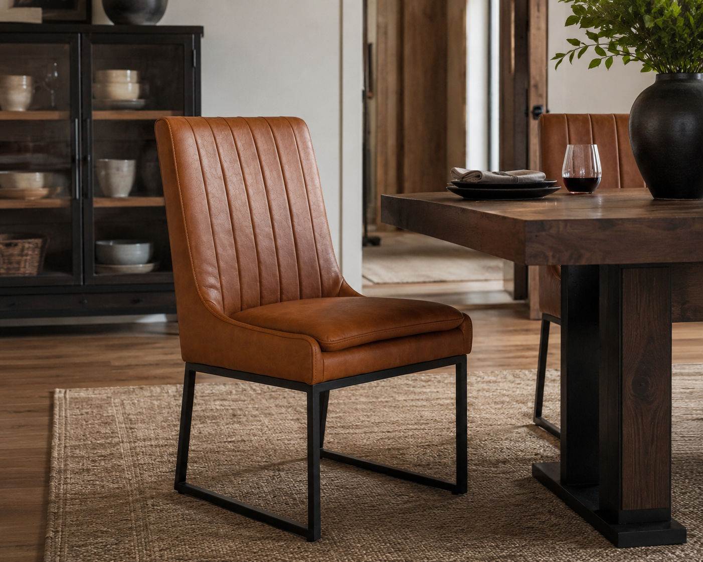 HLHF Maelle Butternut Coated Fabric Dining Chair Dining, New Arrivals Furniture Store Burlington Ontario Near Me 