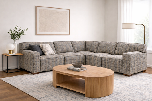 HLHF Ravenrock Fossil Sectional Living, New Arrivals Furniture Store Burlington Ontario Near Me 