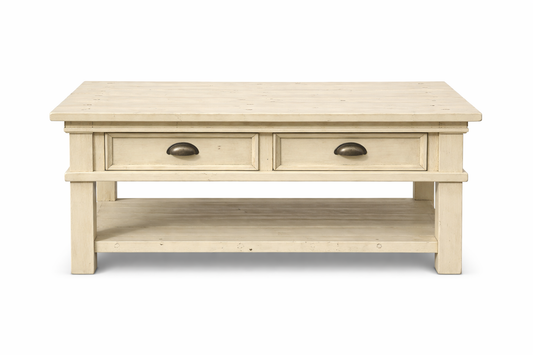 HLHF Ivory Pine Coffee Table - Floor Model Coffee Table, Occasional, Sale Furniture Store Burlington Ontario Near Me 