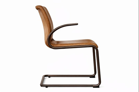 HLHF Ella Leather Arm Chair Accent Chairs, Dining Furniture Store Burlington Ontario Near Me 