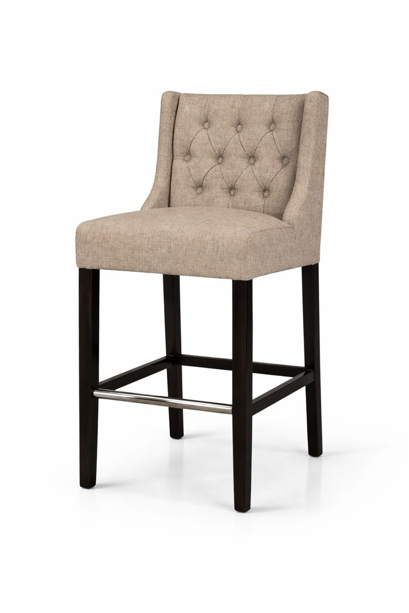 HLHF Lara Fabric Stool - Tan Stools & Bars Furniture Store Burlington Ontario Near Me 