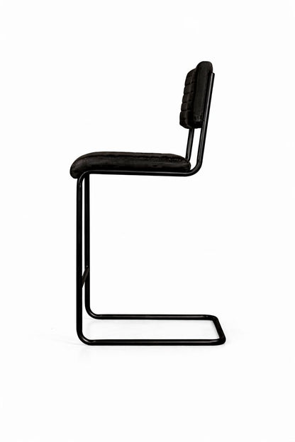 HLHF Dover Leather Stool - Ebony Stools & Bars Furniture Store Burlington Ontario Near Me 