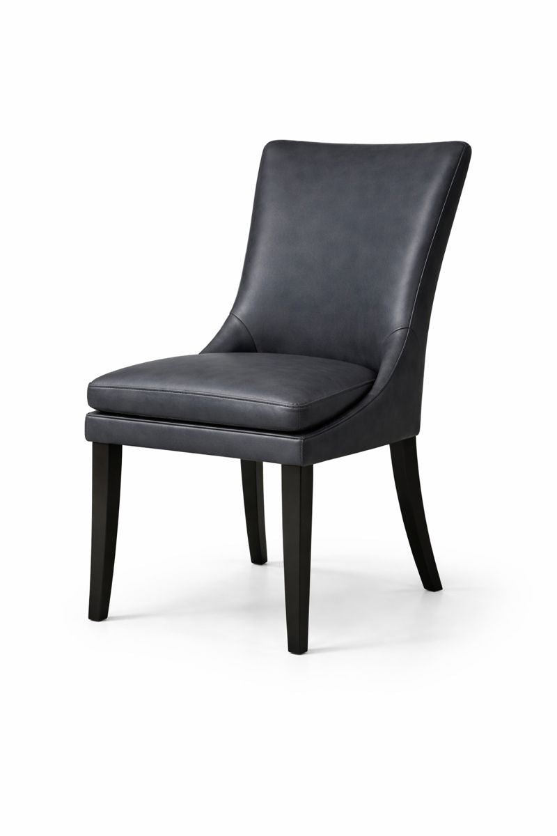 HLHF Coated Fabric Dining Chair - Charcoal Dining Furniture Store Burlington Ontario Near Me 