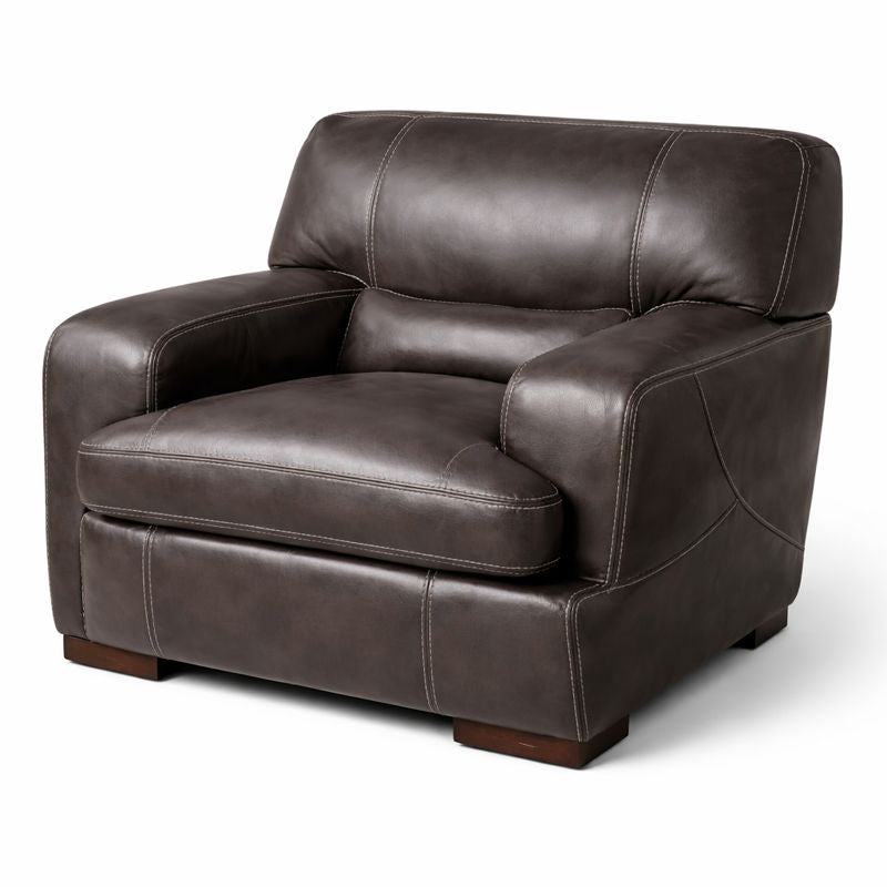 HLHF Steel Leather Chair - Floor Model Accent Chairs, Living, Sale Furniture Store Burlington Ontario Near Me 