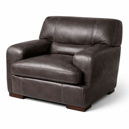 HLHF Steel Leather Chair - Floor Model Accent Chairs, Living, Sale Furniture Store Burlington Ontario Near Me 