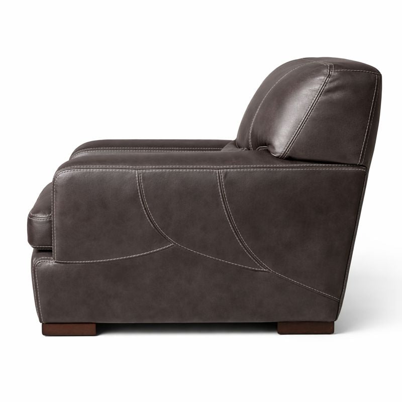 HLHF Steel Leather Chair - Floor Model Accent Chairs, Living, Sale Furniture Store Burlington Ontario Near Me 