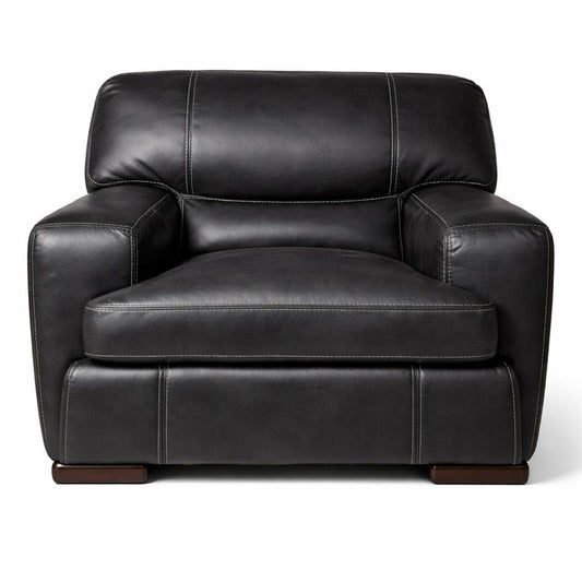HLHF Storm Leather Chair - Floor Model Accent Chairs, Living, Sale Furniture Store Burlington Ontario Near Me 