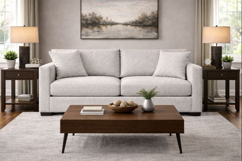 HLHF Newport Sofa - Hampstead Dove Living, New Arrivals Furniture Store Burlington Ontario Near Me 
