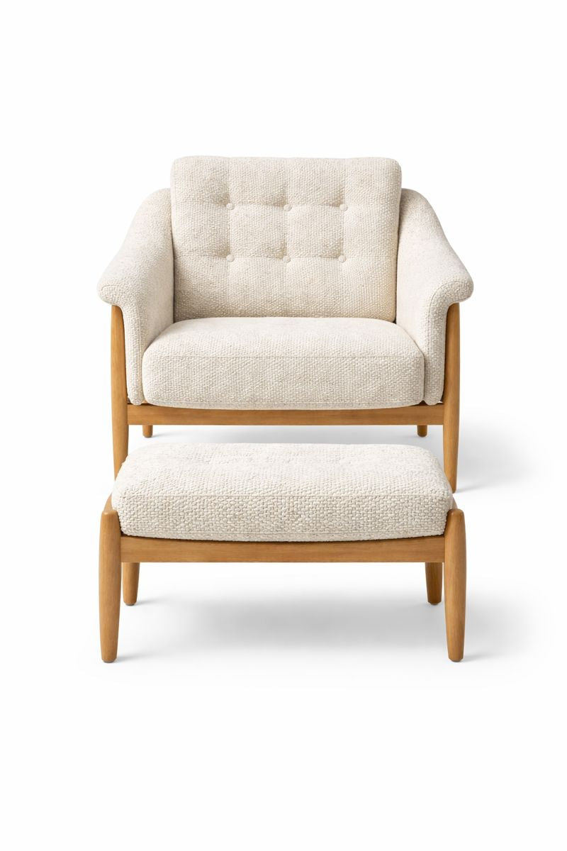 HLHF Tasmin Linen Accent Chair & Ottoman Accent Chairs, Living, New Arrivals Furniture Store Burlington Ontario Near Me 