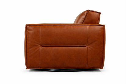 HLHF W1372 Leather Swivel Chair - Berlin Saddle Accent Chairs, Living, New Arrivals Furniture Store Burlington Ontario Near Me 