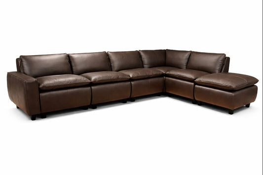 HLHF Oslo Mountain Leather Sectional Living Furniture Store Burlington Ontario Near Me 
