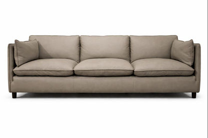 HLHF Istanbul Grey Leather Sofa Living Furniture Store Burlington Ontario Near Me 