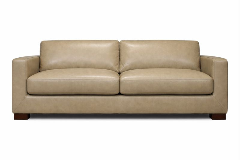 HLHF Maverick Buff Leather Sofa Living, New Arrivals, Sale Furniture Store Burlington Ontario Near Me 