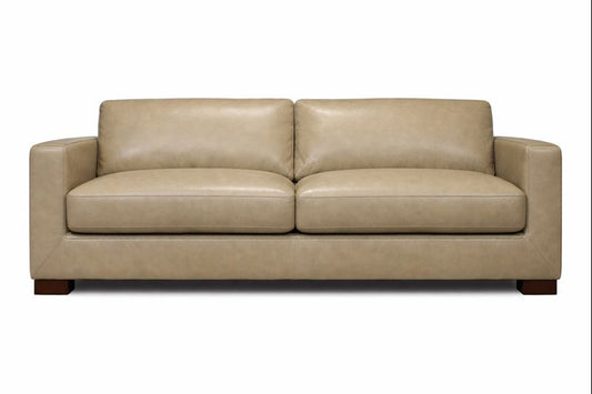 HLHF Maverick Buff Leather Sofa Living, New Arrivals, Sale Furniture Store Burlington Ontario Near Me 