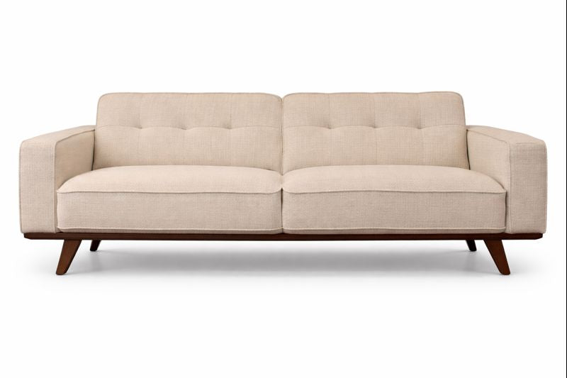 HLHF Tufted Cream Sofa Living Furniture Store Burlington Ontario Near Me 