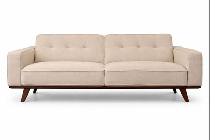 HLHF Tufted Cream Sofa Living Furniture Store Burlington Ontario Near Me 