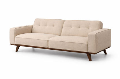 HLHF Tufted Cream Sofa Living Furniture Store Burlington Ontario Near Me 