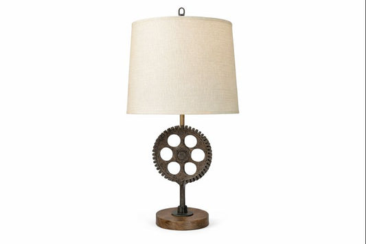 HLHF Industrial Gear Table Lamp Lighting Furniture Store Burlington Ontario Near Me 