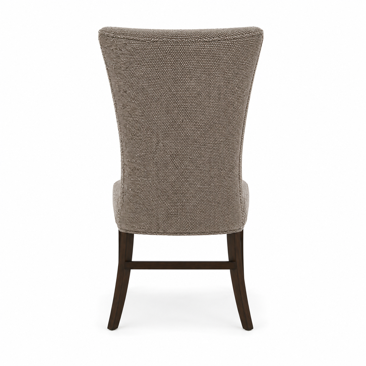 Winged Fabric Dining Chair - Tasmin Earth