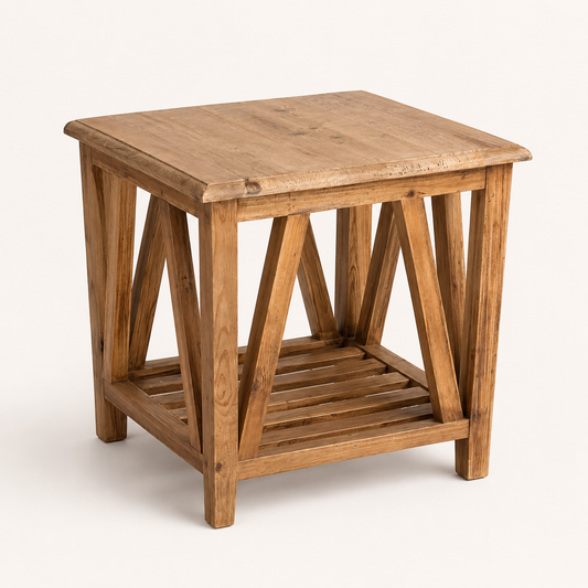 HLHF Bleached Old Pine Side Table - Floor Model Occasional, Sale, Side Table Furniture Store Burlington Ontario Near Me 