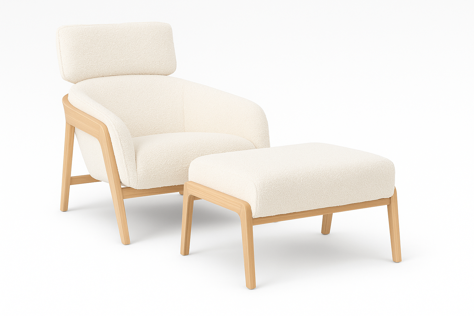 HLHF Bend Fabric Accent Chair & Ottoman Accent Chairs, Living, New Arrivals Furniture Store Burlington Ontario Near Me 