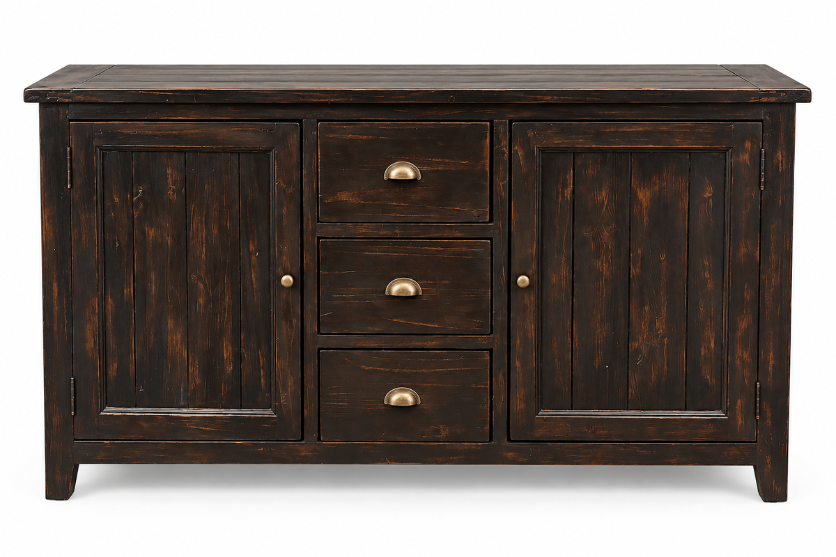 HLHF Espresso Sideboard Dining, Sale Furniture Store Burlington Ontario Near Me 