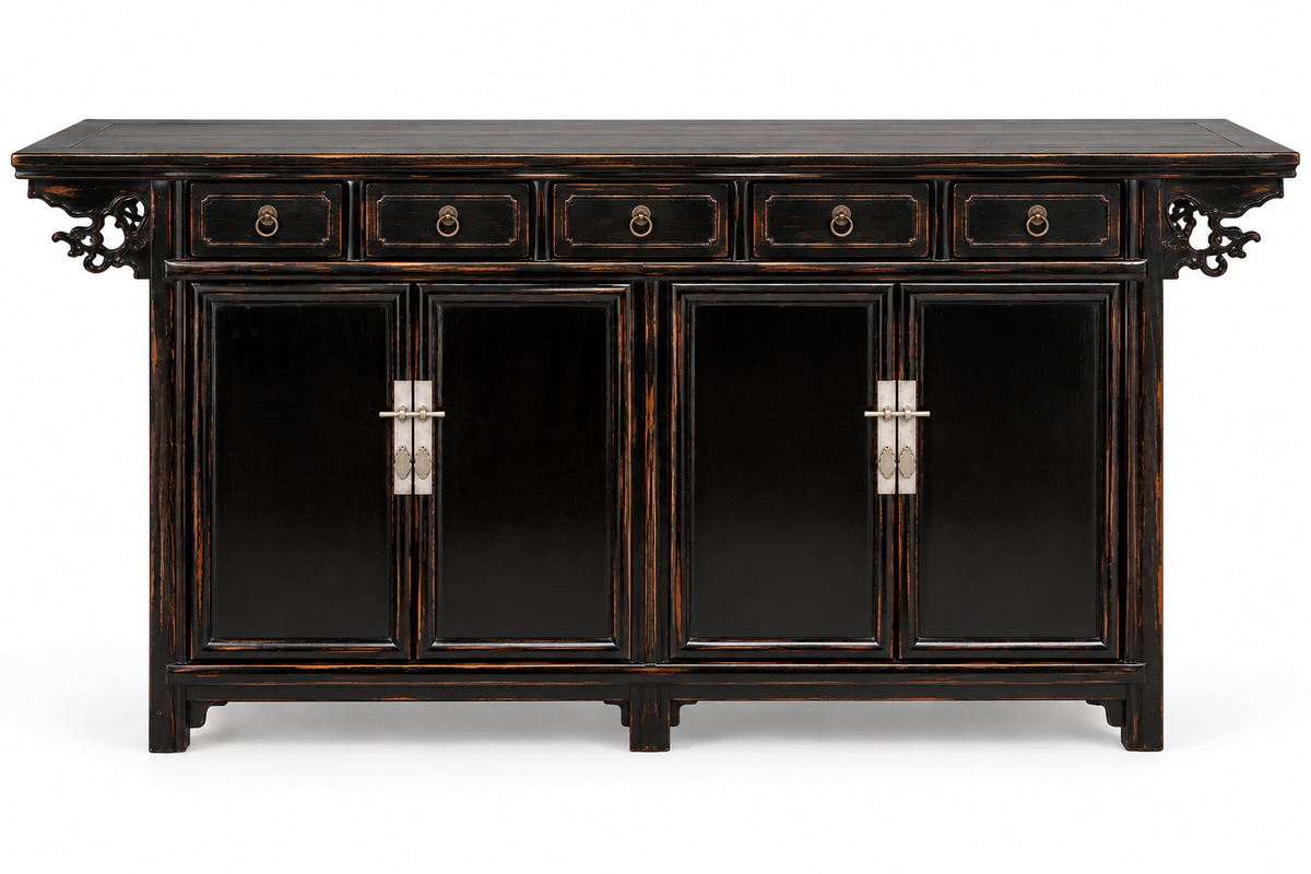 HLHF Vintage Oriental Sideboard Dining, Sale Furniture Store Burlington Ontario Near Me 
