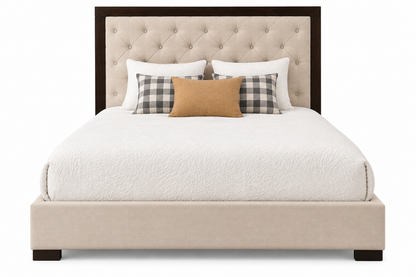 HLHF Tufted Upholstered Queen Bed Bedroom, Sale Furniture Store Burlington Ontario Near Me 