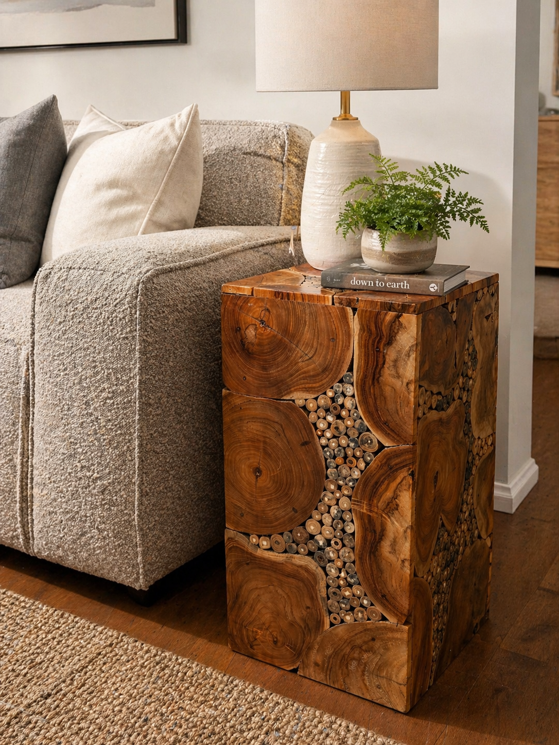 HLHF Teak Root End Table - Tall Living, New Arrivals, Occasional, Side Table Furniture Store Burlington Ontario Near Me 