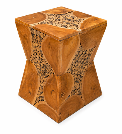 HLHF Teak Root End Table - Hour Glass Living, New Arrivals, Occasional, Side Table Furniture Store Burlington Ontario Near Me 