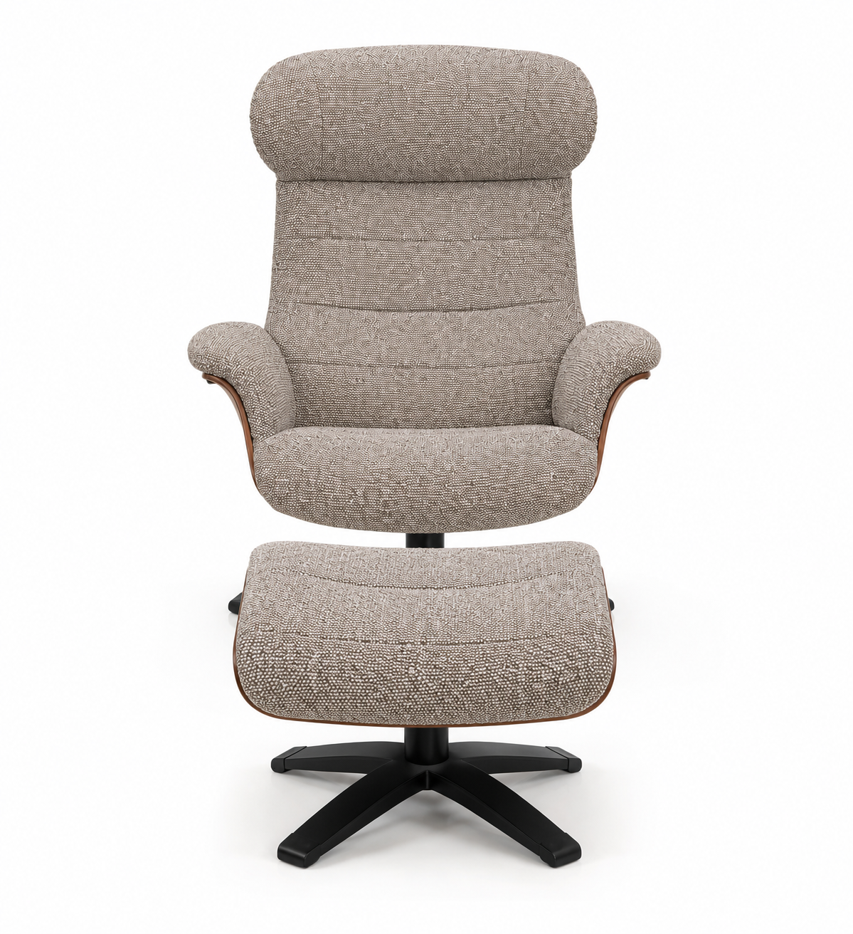 HLHF Arch Lounge Accent Chair & Ottoman - Tasmin Earth Accent Chairs Furniture Store Burlington Ontario Near Me 