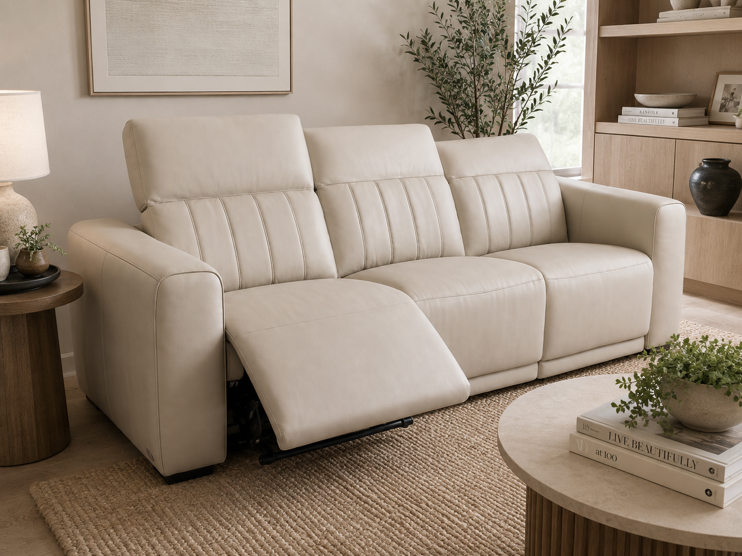 HLHF Istanbul Beige Electric Motion 3 Piece Sofa Living, New Arrivals Furniture Store Burlington Ontario Near Me 
