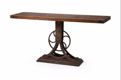 HLHF Whitley Reclaimed Wood Console Occasional Furniture Store Burlington Ontario Near Me 